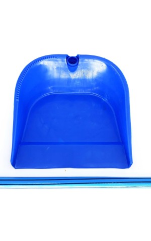 12) PLASTICO PA DE LIXO COM CABO PC/60