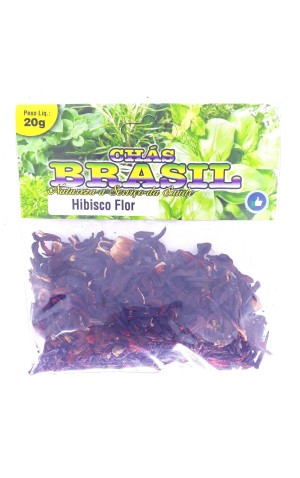 09) CHA BRASIL HIBISCO FLOR 20G PC/6
