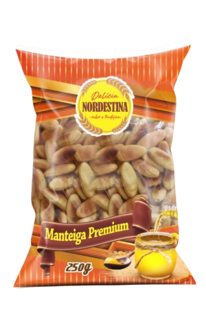 00) NORDESTINA BOLACHA MANTEIGA PREMIUM 250G UN/1