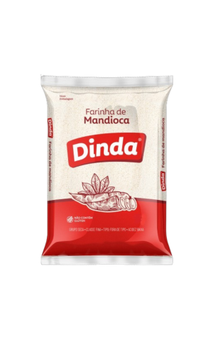 07) FARINHA DE MANDIOCA FINA DINDA 500G UN/1