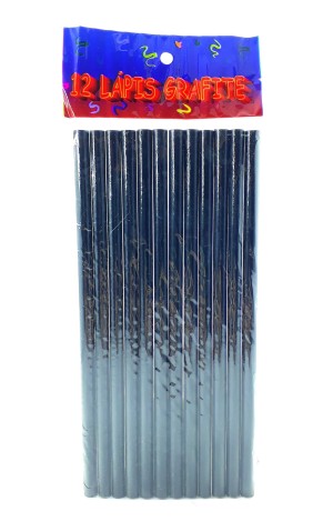 13) LAPIS ESCOLAR GRAFITE UN/12