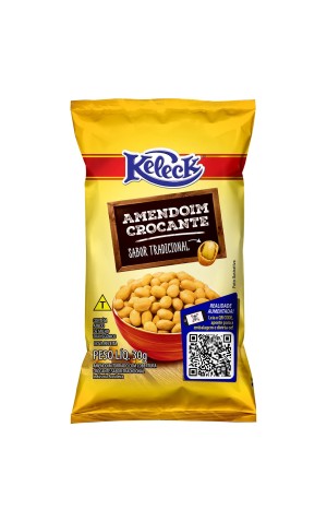 00) KELECK AMENDOIM  30G CROCANTE TRADICIONAL PC/20