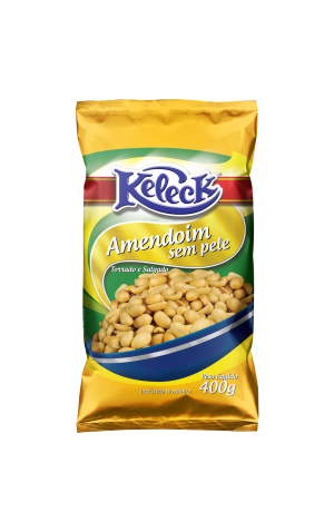 00) KELECK AMENDOIM 400G SEM PELE 400G PC/10