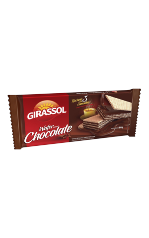 00) GIRASSOL WAFER CHOCOLATE 60G CX/50