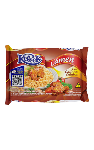 00) KELECK MIOJO/LAMEN GALINHA CAIPIRA 70G CX/50